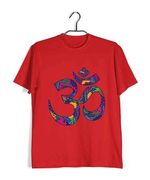 Spirituality Shiva OM COLORFULL Custom Printed Graphic Design T-Shirt for Women